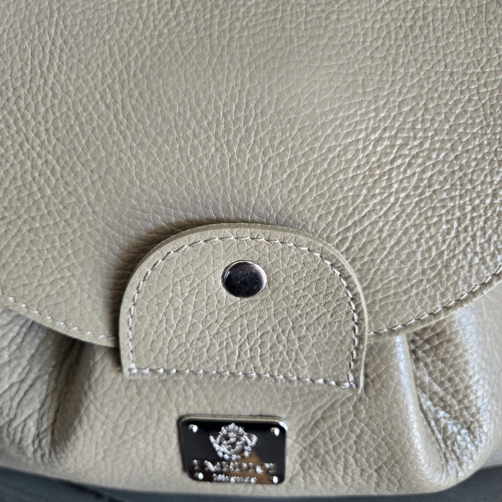 Medici Firenze Italian Pebbled Leather Backpack Bag